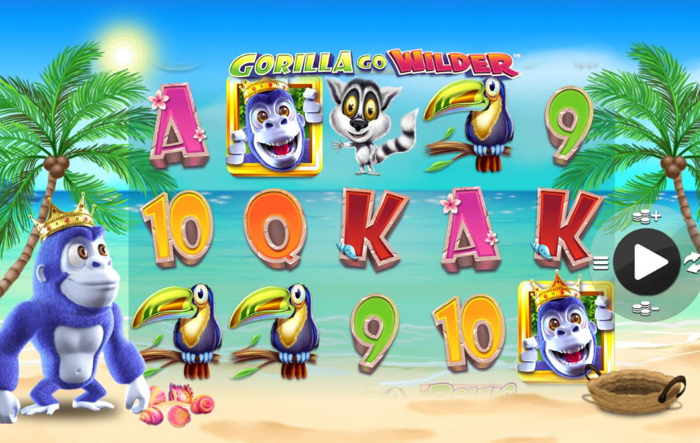 slot Gorilla Go Wild, jogo de casino online, Gary o Gorila, NextGen Gaming, selva, giros grátis, multiplicadores de vitórias